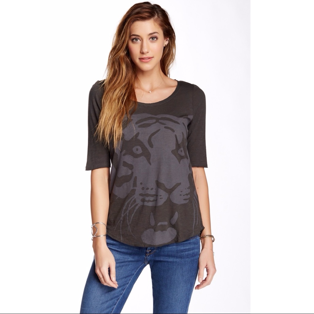 Lucky Brand Exploded Tiger Tee